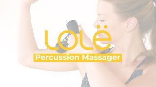 How To Use Our Percussion Massager  Lolë Exercise Guide [upl. by Hayouqes21]