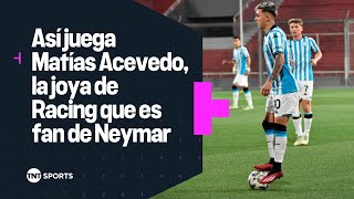 El partido de Matías Acevedo la joya de Racing en el clásico de Reserva ante Independiente [upl. by Heuser]