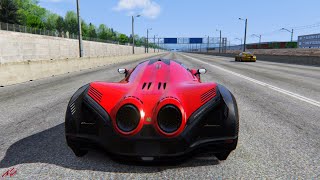 Devel Sixteen 5000hp  Drag Race 2000m Assetto Corsa [upl. by Aharon124]