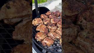 Weber Santa Maria Style BBQ Chicken bbq webergrills [upl. by Audwen]