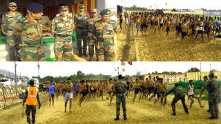 army rally 1600 meter runing jumping army balancing and beam [upl. by Enileve691]