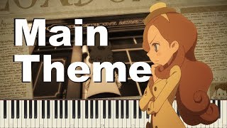 Laytons Mystery Journey  Main Theme Piano Cover Katrielle and the Millionaires Conspiracy [upl. by Toulon]