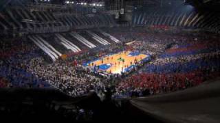 Atmosfera u quotAreniquot uoci kosarkaske utakmice Partizan  Makabi [upl. by Sisely]