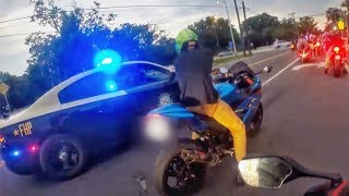 COOL amp ANGRY COPS VS BIKERS  POLICE VS MOTORCYCLE [upl. by Langille325]