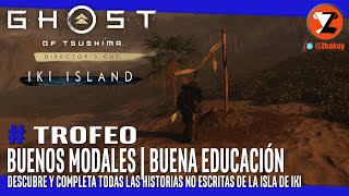 Ghost of Tsushima Iki Island  Historias no Escritas  Relatos Orales  Trofeo Buenos modales [upl. by Nnylanna]