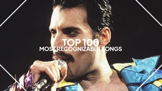 top 100 most recognizable songs of alltime 2022 version [upl. by Elaen]