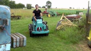 Ransomes MG5 Crawler Tractor  Drive By [upl. by Baoj226]