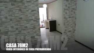 Casas Prefabricadas Costa Rica 78 m2 vista por dentro [upl. by Ynohtnanhoj507]