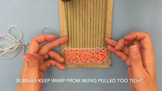 Weaving Basic Weave [upl. by Nedearb]