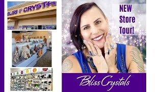 Whats inside of the NEW Bliss Crystals Retail Store in Temecula CA [upl. by Einitsed]