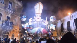 CARNEVALE DI ACIREALE 2023  Carro Infiorato quotUNA MOSSA PER LA PACEquot [upl. by Enimassej]