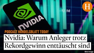 Rekordergebnisse lösen wenig Euphorie aus Wie es um den Börsenstar Nvidia steht [upl. by Bonar]