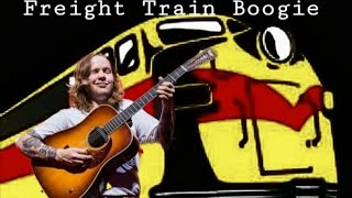 Billy Strings  Freight Train Boogie  Doc Watson 100th Birthday Tribute Concert lyrics [upl. by Ailahs698]