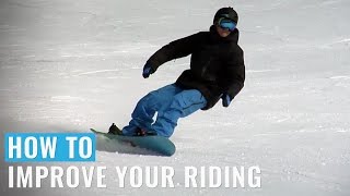 How To Improve Your Riding On A Snowboard [upl. by Snej]