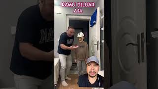 TERDETEKSI TIDAK AMAN funny scary comedy family shortsfeed halloween [upl. by Burrows]