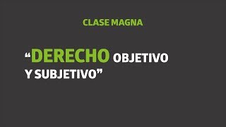 Derecho objetivo y subjetivo aplicación e interpretación de la norma jurídica  UTEL Universidad [upl. by Anoblav67]