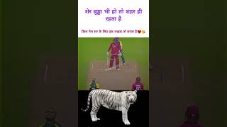 शेर कभी बुड्ढा नहीं होता 😘♥️💪🥰 trandingcricket criccomedycrishgylecricketlovershortfunycricket [upl. by Evod]