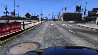 GTA V  LAPD Responding Code 3 to a 459 FSS Siren v20 WAILYELP [upl. by Enieledam]