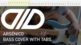 DLD  Arsénico Bass Cover with Tabs [upl. by Nylinej]