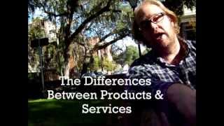 The Differences Between Products amp Services  Marketing Advice [upl. by Garrot343]