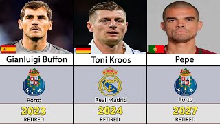 Best Footballers Retired in Every Year 19472024 football footballsuoerlegends realmadrid [upl. by Naesar]