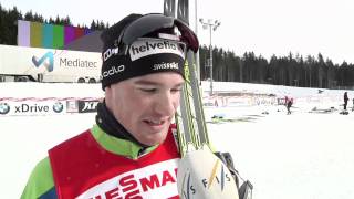 Dario Cologna talks mass start classic in Nove Mesto [upl. by Anirok]