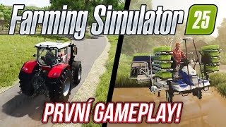 PRVNÍ GAMEPLAY Z FARMING SIMULATOR 25 [upl. by Sidonia]