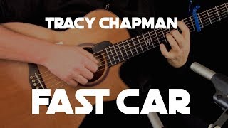 Kelly Valleau  Fast Car Tracy Chapman  Fingerstyle Guitar [upl. by Seen]