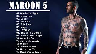 The Best Of Maroon 5 Maroon 5 Greatest Hits Full Album 2022 [upl. by Bronson]