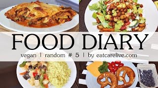 FOOD DIARY ♥  DRUNTER UND DRÜBER  5  VEGAN  eatcarelivecom [upl. by Nytsua81]