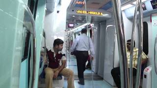 DUBAI METRO TRAIN TRAVEL HD [upl. by Gruchot]