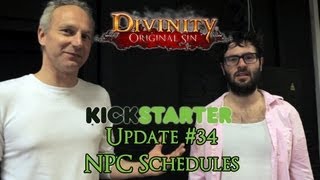 Divinity Original Sin Update 34  NPC Schedules [upl. by Relyhs]