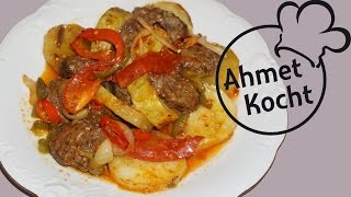 Auflauf mit Hackfleisch  AhmetKocht  kochen  Folge 215 [upl. by Tenaj241]