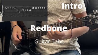 Redbone by Childish Gambino  Guitar Intro [upl. by Becker855]