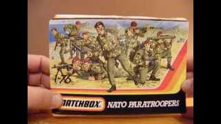 Plastic Toy Soldier review 17  Matchbox 172 Nato Paratroops [upl. by Prussian392]