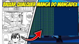 COMO BAIXAR MANGÁS NO MANGADEX USANDO GALLERYDL [upl. by Jenei]