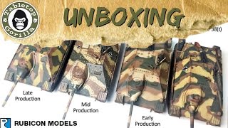 Unboxing Jagdpanzer 38t Hetzer von Rubicon Models [upl. by Pincus]