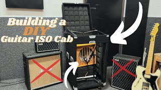 Make Your Own Guitar Isolation Cabinet  DIY Iso Cab Review With Before And After Results [upl. by Azar623]