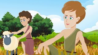 Cain and Abel  Malayalam Bible Stories  കായേനും ആബേലും  Inspirational Christian Stories [upl. by Anaujnas]