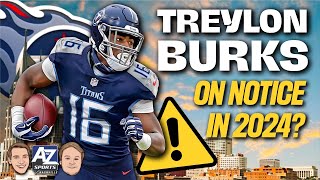 Titans coaches unofficially put WR Treylon Burks on notice with press conference comments [upl. by Aileen]