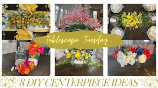 8 DIY CENTERPIECE IDEAS HOW TO CREATE BEAUTIFUL CENTERPIECEStablescapetuesday centerpieces diy [upl. by Eneryc]