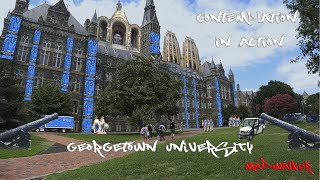 WALKING TOUR   GEORGETOWN UNIVERSITY downtown [upl. by Habas610]