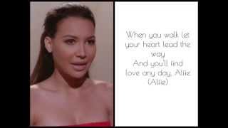 Alfie glee lyrics [upl. by Komarek778]