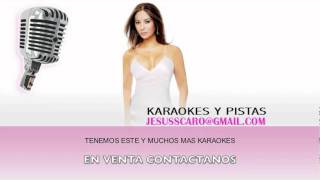 PISTA Miriam Hernandez  Rescatame KARAOKE [upl. by Eceined]