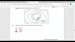 CSEC GEOGRAPHY MAYJUNE 2019 PAPER 1 SOLUTIONS [upl. by Geraldina]