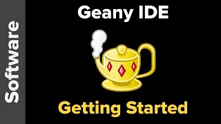 Intro to the Geany IDE [upl. by Hadeehuat]