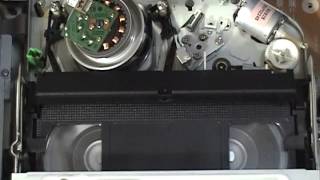 LG LRY517 DVDRVCR combo fastforwardrewind cycle of a T160 VHS cassette [upl. by Oelgnaed]