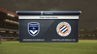 Girondins de Bordeaux  Montpellier HSC PES 2013  Ligue 1 20122013 32ème Journée  CPU Vs CPU [upl. by Fabrin]