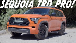 2023 Toyota Sequoia TRD Pro – Surprisingly good Shockingly Expensive [upl. by Eimmas611]