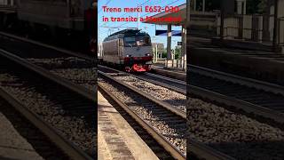 Treno merci E652030 in transito a Moncalieri trenomerci trainspotter trainspoting treni [upl. by Centeno]